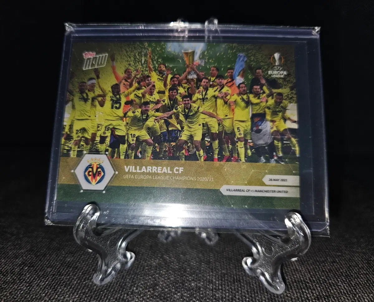 스포츠 축구카드 비야레알 유로파리그 우승카드