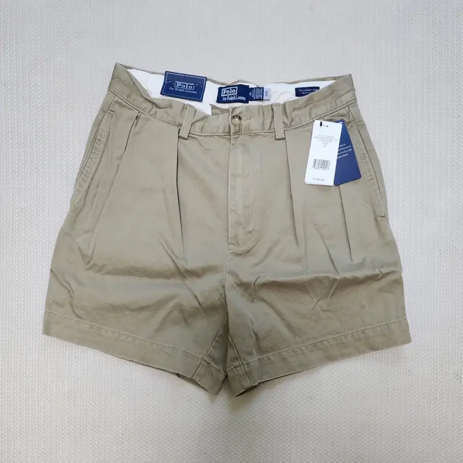 폴로 랄프로렌 코맥 12.7cm 릴렉스핏 플리츠 쇼트 반바지 28