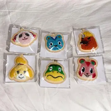 동물의 숲 자수 키링 묶음 판매
