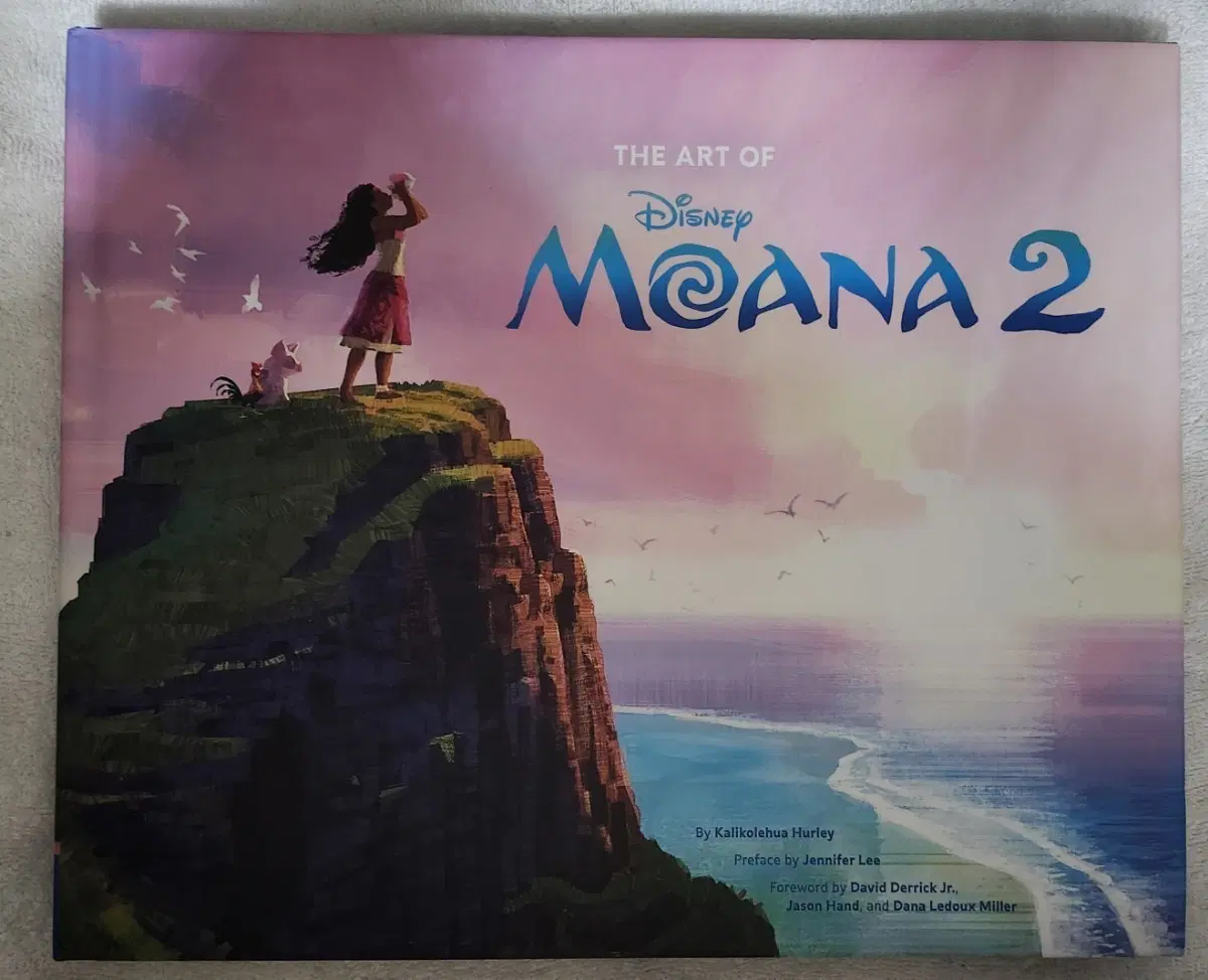 디즈니 모아나 2 아트북 the art of MOANA2
