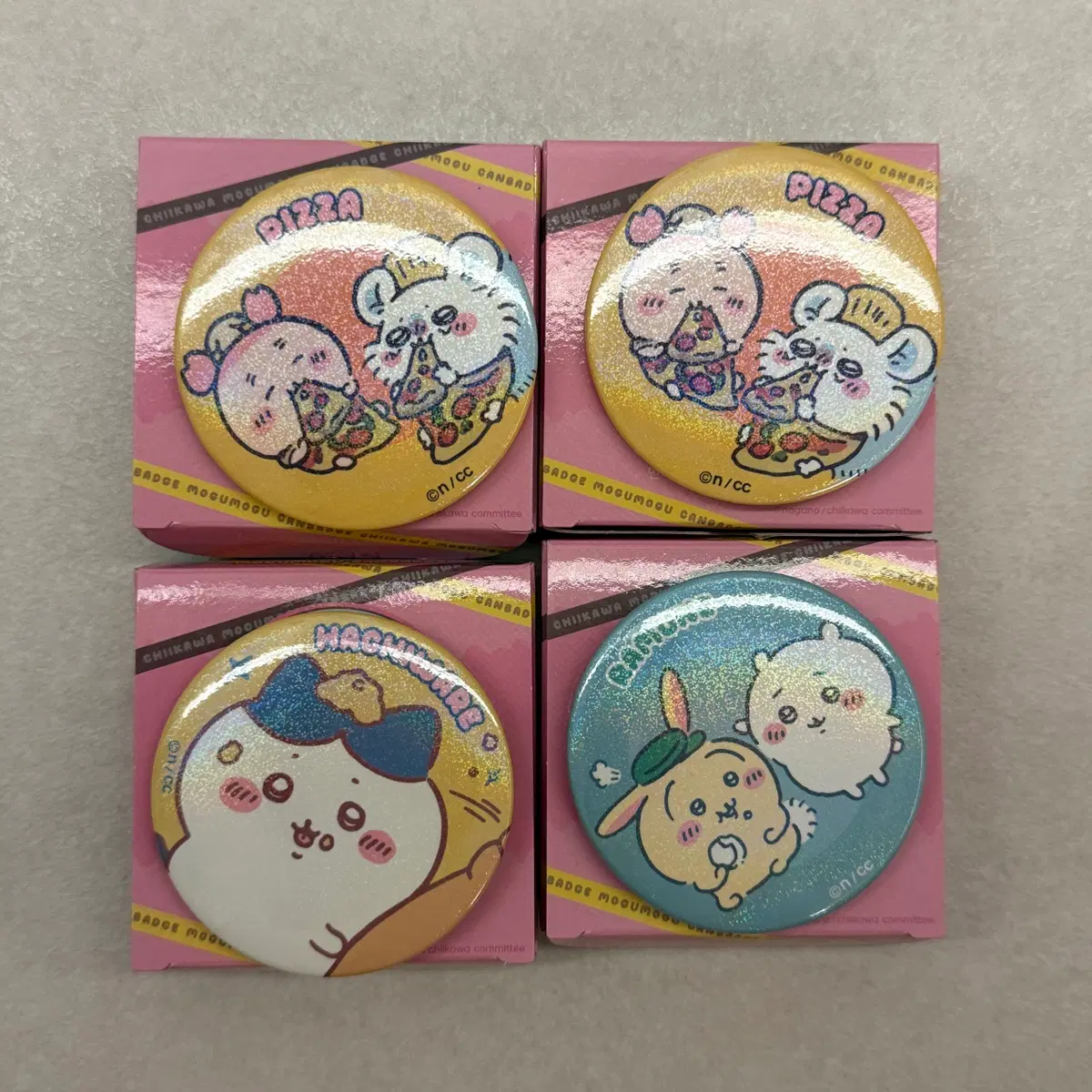 먼작귀 모구모구 캔뱃지 (랏코 교환구함)