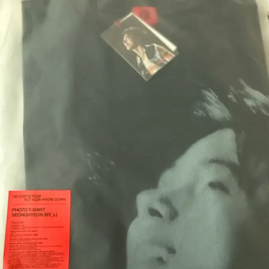[미개봉] 코르티스 cortis 성현 포토 티셔츠 양도 Photo T-shirt L