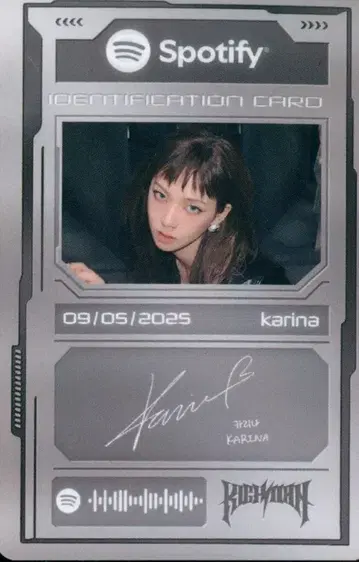 aespa Rich Man KARINA 2025 Spotify MY VAULT