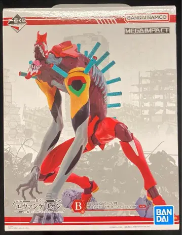 BANDAI SPIRITS 제일복권 에반게리온 뒷면 코드, 더 비스트! B상 에반게리온 2호기 수화 제2형태 더 비스트 피규어 MEGAIMPACT