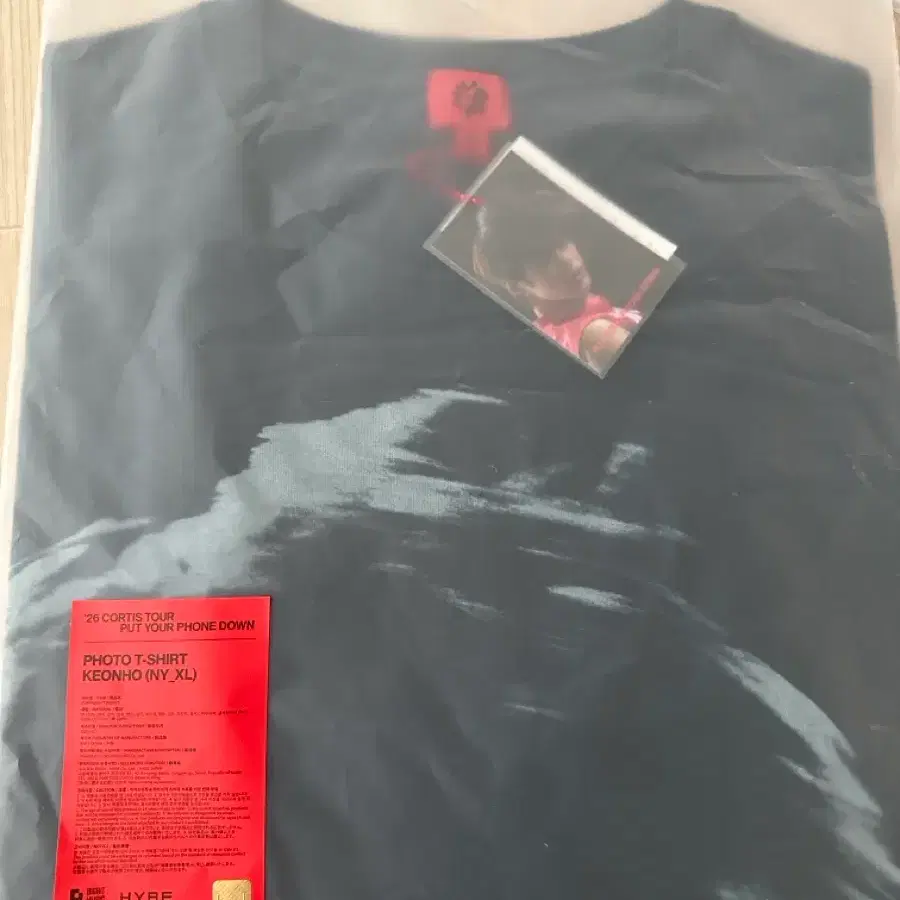 코르티스 cortis 건호 포토 티셔츠 양도 Photo T-shirt XL