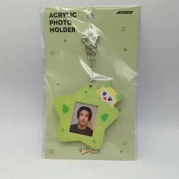 ATEEZ MINGI ID 포토카드 홀더 키링