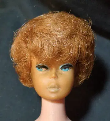마텔 빈티지 바비 버블컷 빨간 머리