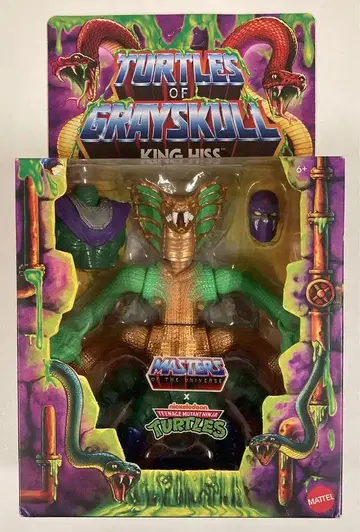 MATTEL MASTERS OF THE UNIVERSE X TEENAGE MUTANT NINJA TURTLES KING HISS