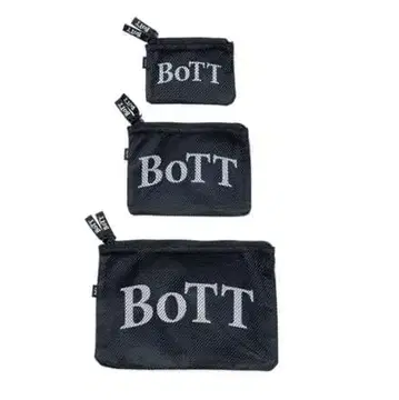 BoTT 메쉬 파우치 세트 블랙
