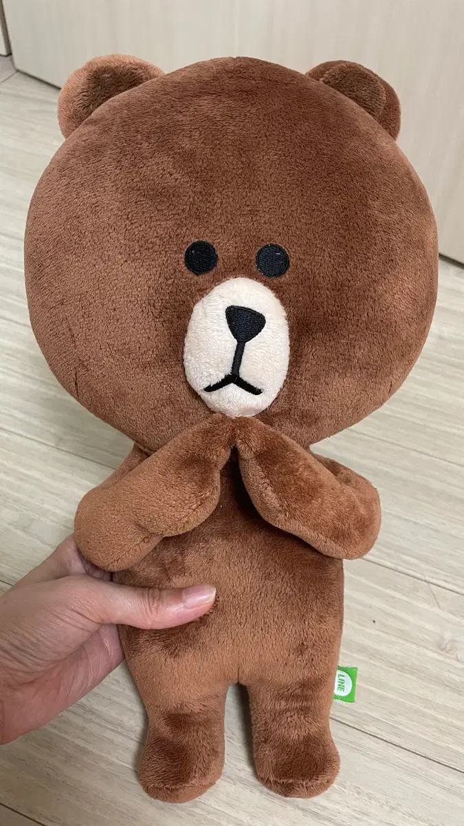 라인프렌즈 브라운 인형