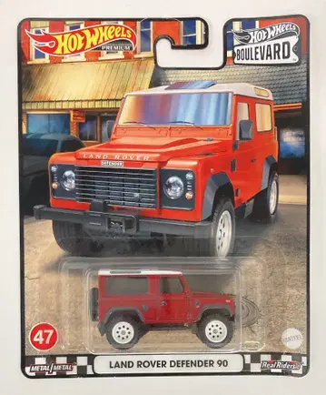 MATTEL BOULEVARD HOTWHEELS 랜드 로버 디펜더 90 레드 HCR10