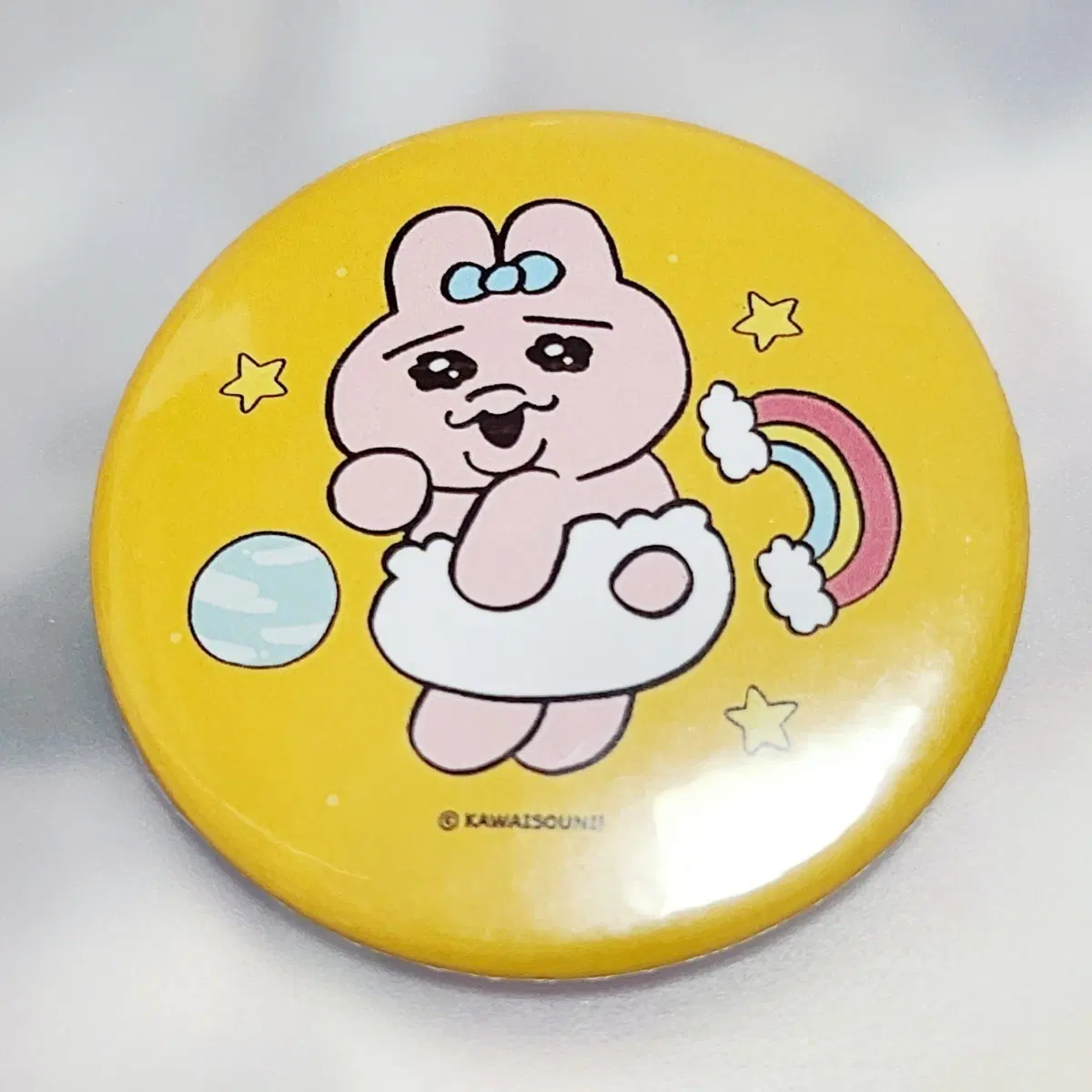 오빤쮸 우사기 캔뱃지