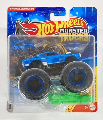 MATTEL 2025 MONSTER TRUCKS/TOTALLY TOONED 1/4 HOTWHEELS 1970 DODGE CHARGER R/T 1/4
