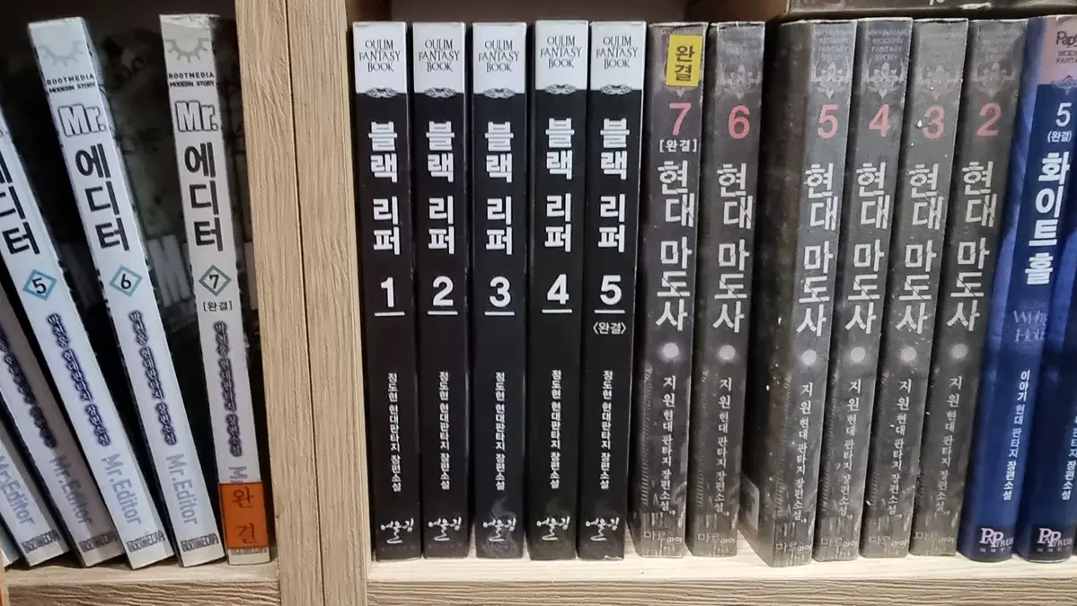 블랙리퍼 1-5 완 정도현 현대 판타지 소설