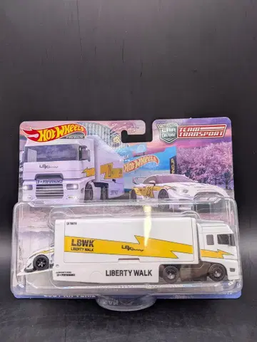 MATTEL HOTWHEELS TEAM TRANSPORT HKF37 LB-SILHOUETTE GT NISSAN 35GT-RR VER.2/FLIPSIDER HAULER #56