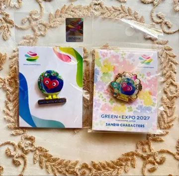 뚱크뚱크 500 산리오 핀 배지 요코하마 만박 EXPO 2027