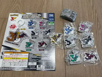 포켓몬 30주년 메탈 참 마스코트 전 7종 컴플리트