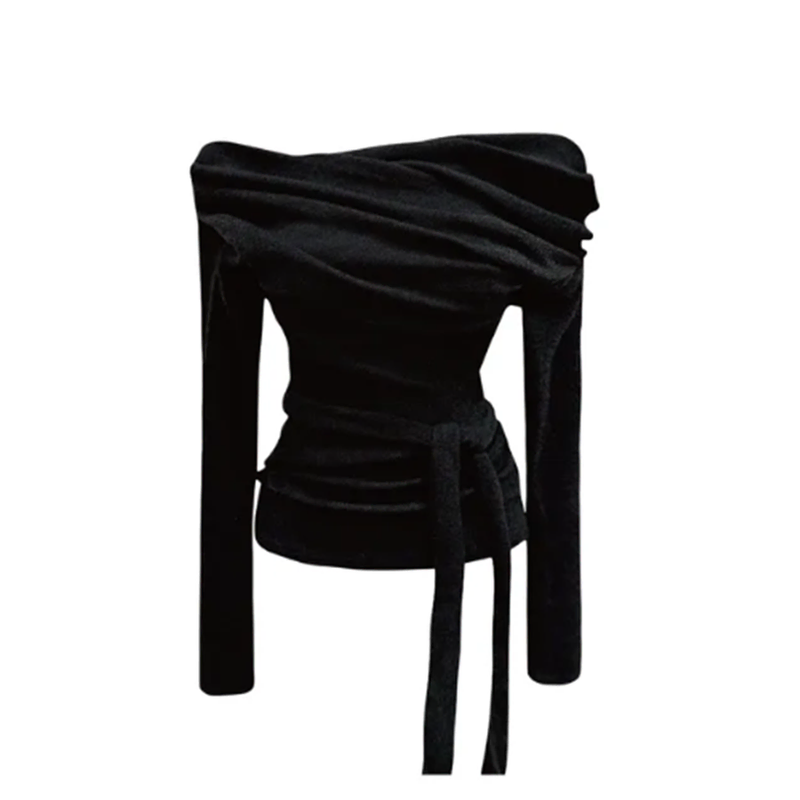 소울스컬러 드레이프 오프숄더 에이블리 교신 교환 SOULSCOLOR Rosie drape T