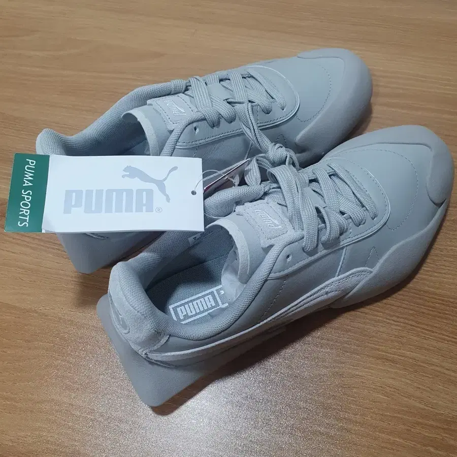 (새상품)푸마 Vaderon clean mirage gray-puma white