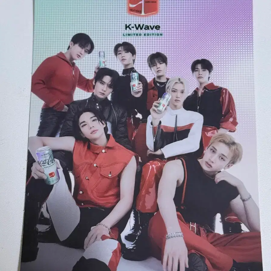 스트레이키즈 K-Wave 리미티드 에디션 코카콜라 엽서