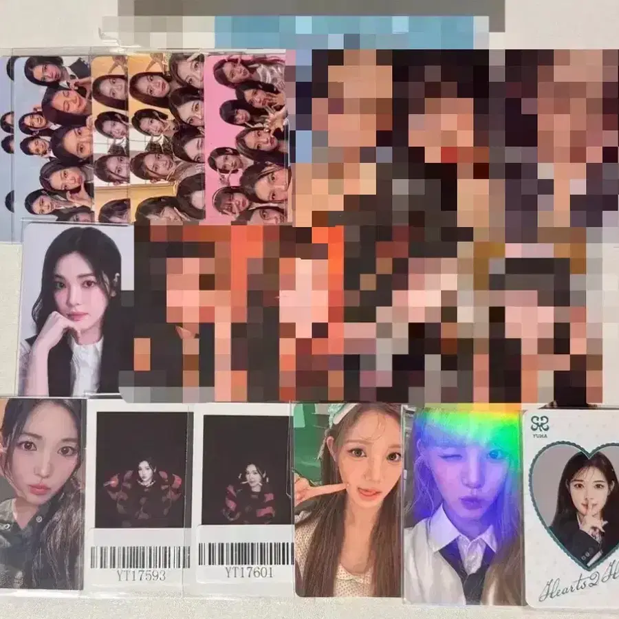 하츠투하츠 하투하 지우 유하 이안 미공포 특전 루드 레몬탱 엽서 팬미팅