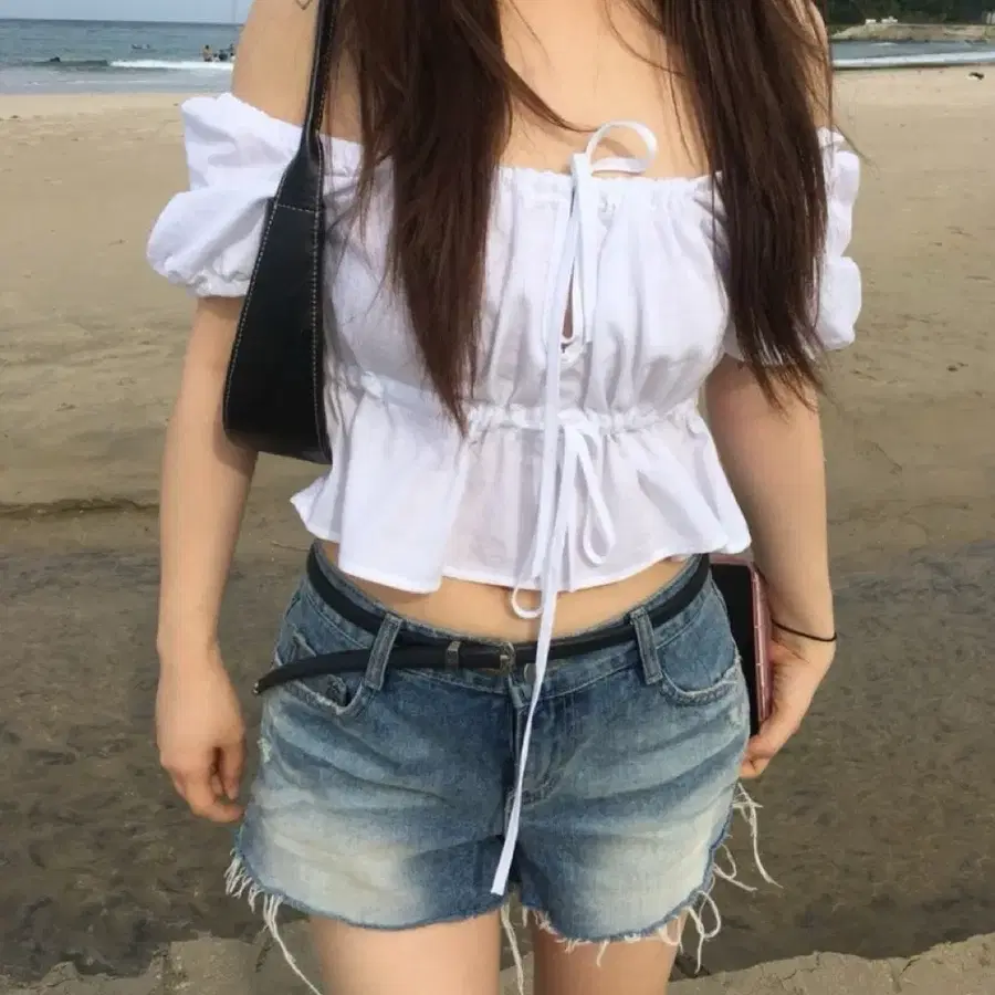 아워캐비넷 dolce linen blouse