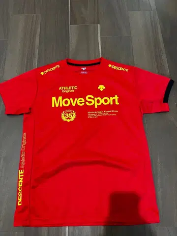 DESCENTE Move Sport 반팔 T셔츠 레드 O 사이즈