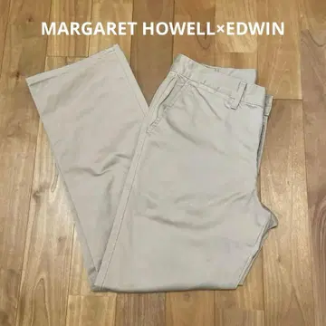 MARGARET HOWELL x EDWIN 여성용 치노 팬츠 베이지