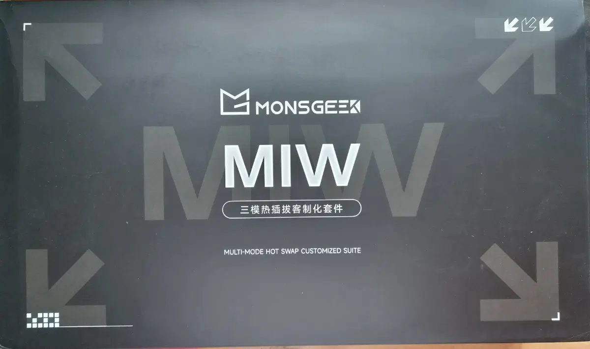 (미개봉) 몬스긱 m1w 블랙 크림 블루(청축) 팝니다