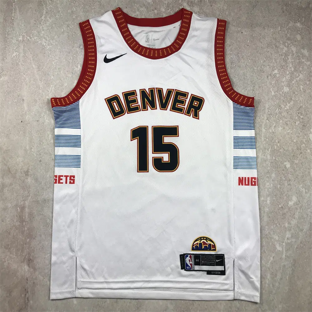 NBA 나이키 농구공 너기츠 15호 요키치 화이트 스노우 마운틴 핫 프레