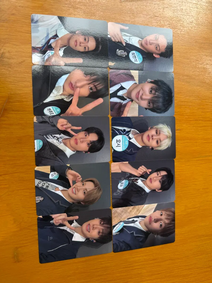 트레저 더세임 교복 포카 양도 TREASURE FOLLOW EVENT