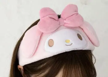 마이멜로디 헤어밴드 핑크 산리오 [미사용 새상품]