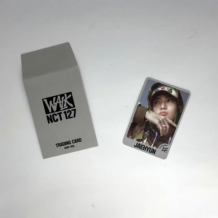 엔시티127 재현 워크온더비트 트레이딩카드 포토카드 그레이버전 NCT127 JAEHYUN WALK ON THE BEAT TRADINGCARD PHOTOCARD GRAY_1