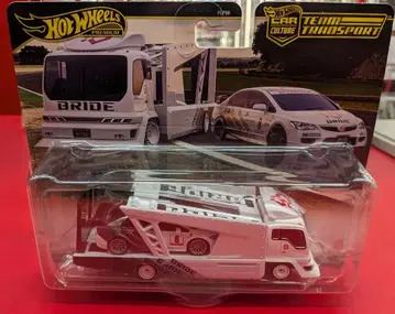 MATTEL TEAM TRANSPORT #93 HOTWHEELS '07 HONDA CIVIC TYPE R/KOUSOKU HAULER CAMION DE TRANSPORT #93
