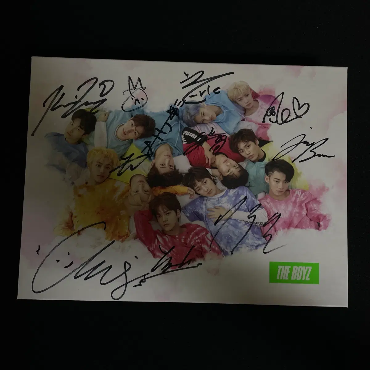 더보이즈 친필싸인 비매앨범 기디업