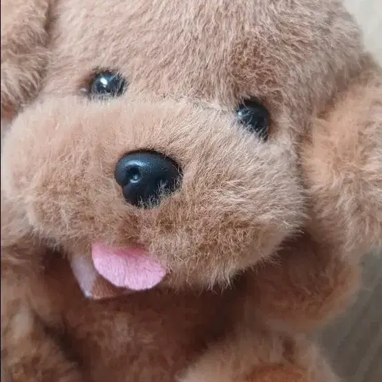 갈색 강아지 인형 키링