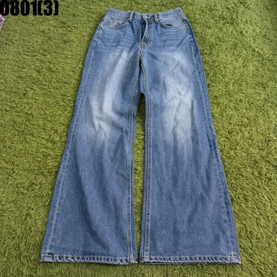 로우틸 청바지 와이드 팬츠 데님 M