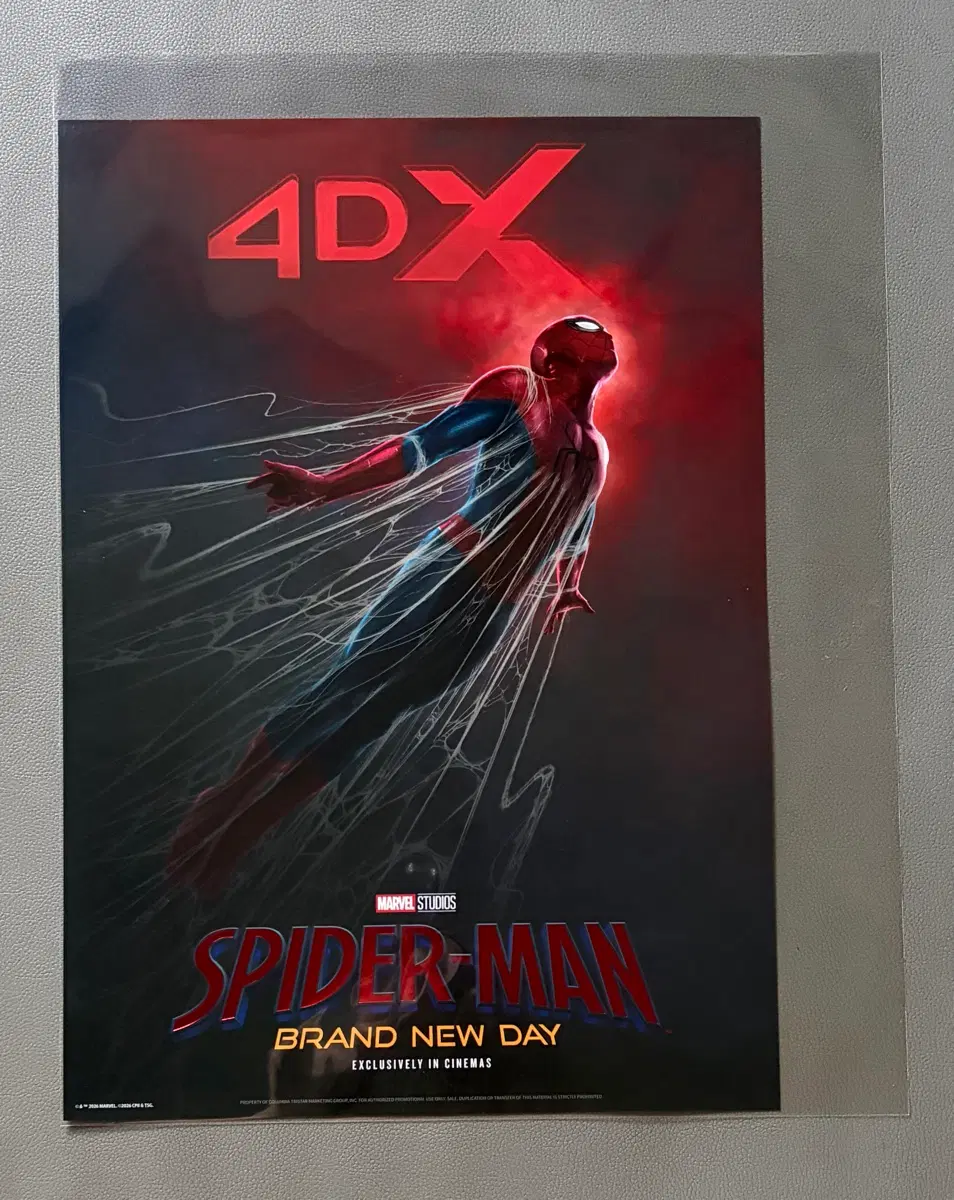스파이더맨: 브랜드 뉴 데이 4DX 포스터