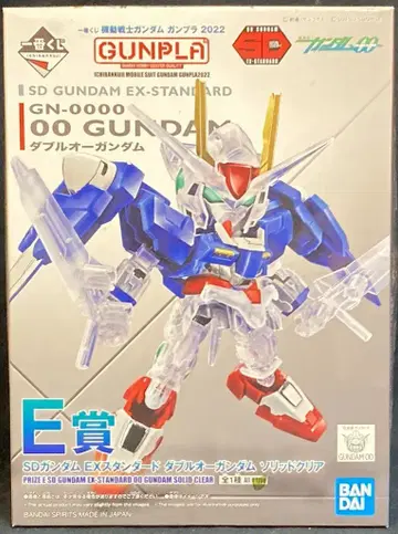 BANDAI SPIRITS 제일복권 기동전사 건담 건프라 2022 E상 더블오 건담 솔리드 클리어 SD 건담 EX 스탠다드