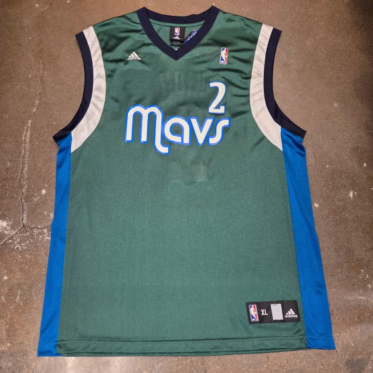 새상품 아디다스 NBA 댈러스 제이슨키드 민소매 농구저지