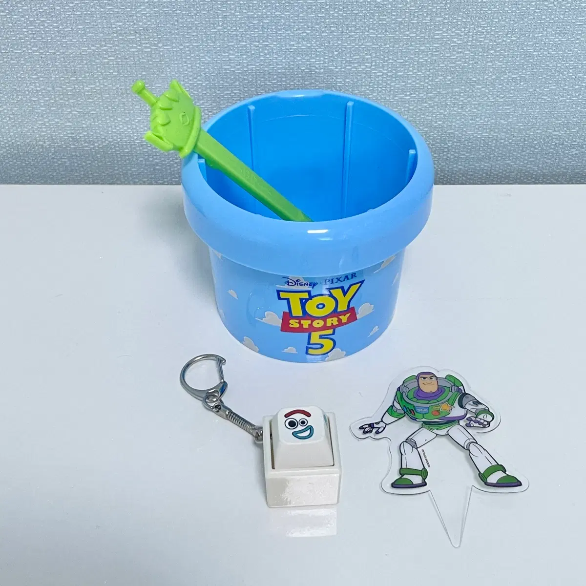 토이스토리 베스킨라빈스 키캡 키링 포키 플레이컵