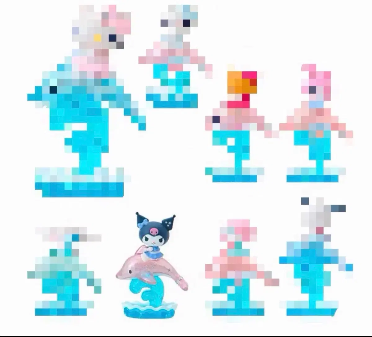 산리오 돌핀시리즈 돌고래 피규어 확정판매 합니다 (교환가능)
