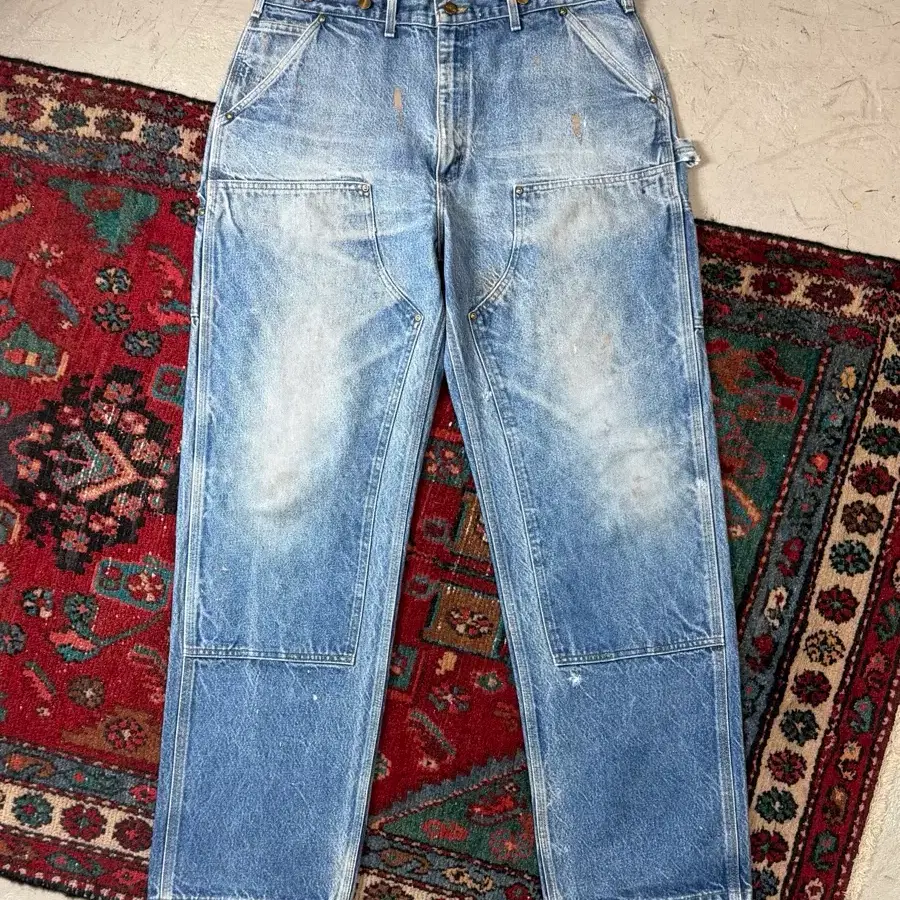 [38] 00s USA OG 칼하트 데님 더블니 팬츠 칼하트 B07 썩블니