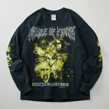 Cradle Of Filth 롱T 밴드T 메탈T 소매 프린트 2003년