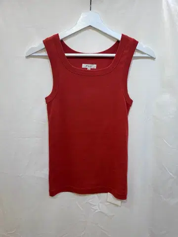 FUJI COTTON SQUARE TANK TOP RED 사이즈 2 새상품