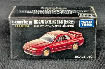 타카라토미 토미카 프리미엄/2025 NISSAN SKYLINE GT-R BNR32 메탈릭 레드 통지 없음