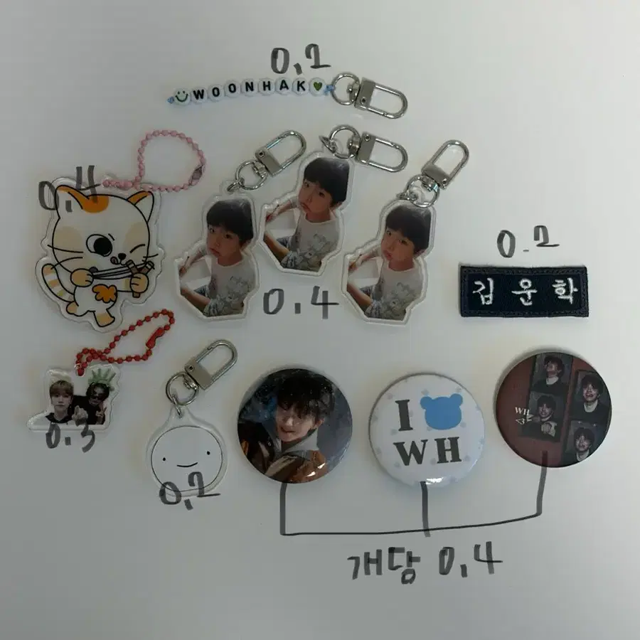 보이넥스트도어 키링 급처