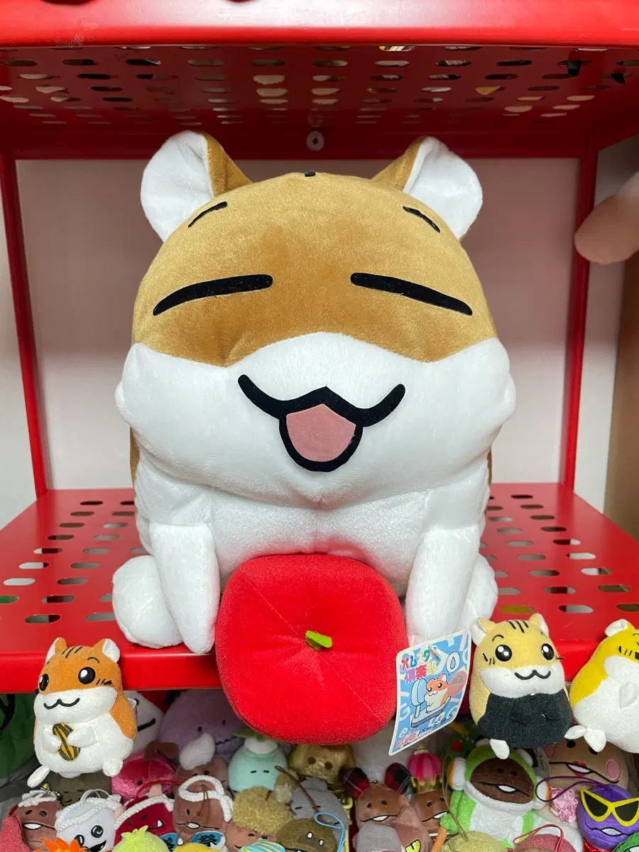 대형 사과 햄스터클럽 인형