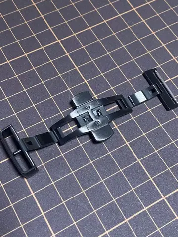 CASSIS 카시스 버클 PBF D-BUCKLE 새틴 22mm 블랙