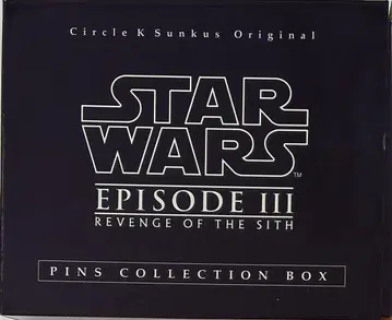 써클 K 선쿠스 스타워즈 페어 PINS COLLECTION BOX 12개입